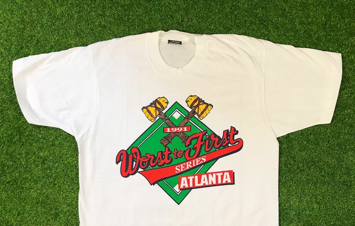 Vintage S Atlanta Braves 90s Single Stitch Shirt