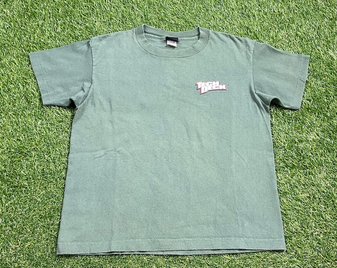Vintage Tech Deck T Shirt Tee Made USA Size Large L Surf Skateboarding Toy Snowboarding Extreme Sports 1990s 90s Original