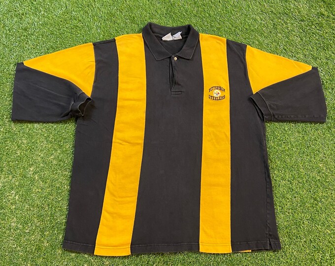 Vintage Pittsburgh Steelers Long Sleeve T Shirt The Edge Size Xtra Large XL Pennsylvania NFL Football 1990s 90s
