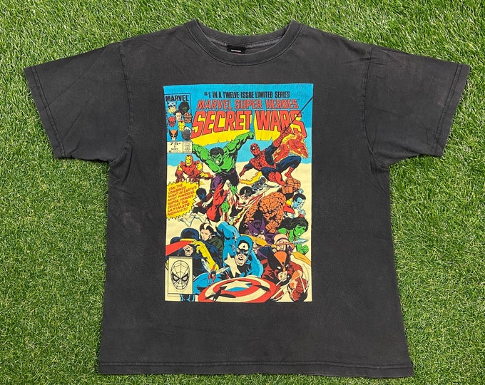 Vintage Marvel Comics T Shirt Tee Size Small S Avengers X Men Spider Man Iron Man Punisher Super Heroes Marvel Series 1990s 90s