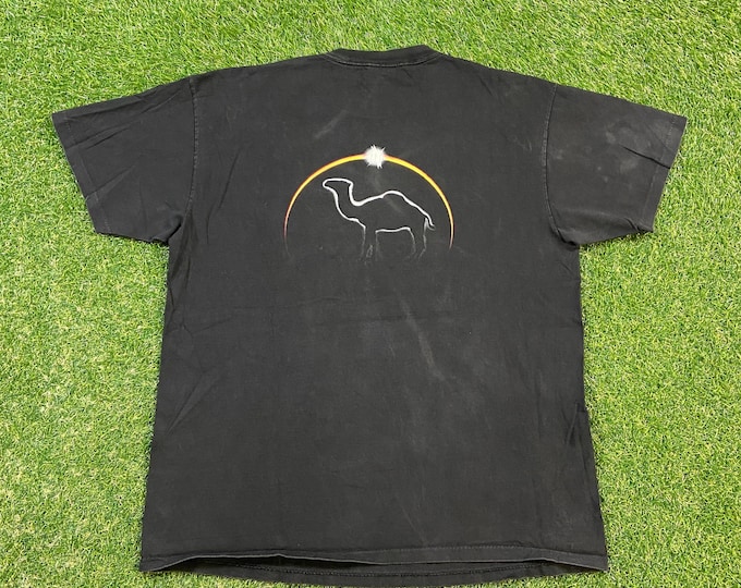 Vintage Camel T Shirt Tee Oneita Size Xtra Large XL Smoking Cigarettes Classic Cigars 1990s 90s