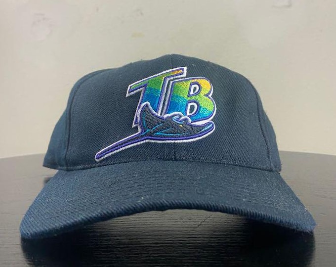 Vintage Tampa Bay Devil Rays Snapback Hat OSFA MLB Baseball Bucs Florida 1990s 90s