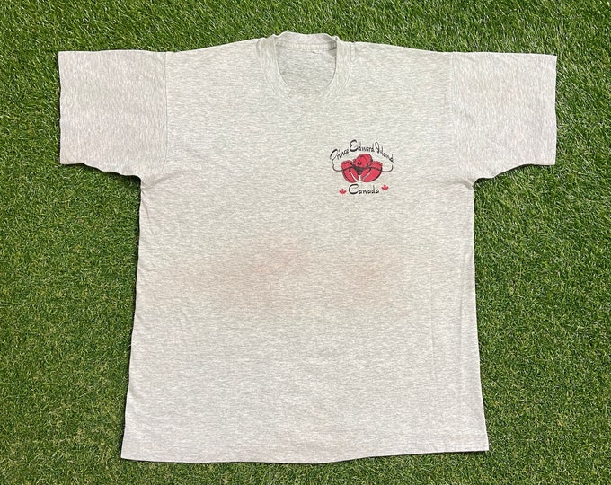 Vintage Prince Edward Island T Shirt Tee Size Medium M Nova Scotia New Brunswick Canada Tourism Quality 1990s Great Fit Original 90s