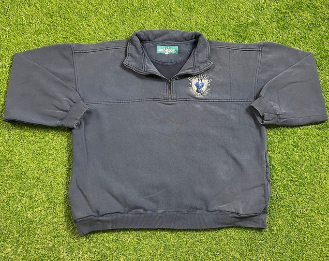 Vintage Big Dogs Crewneck Sweatshirt Size Xtra Large XL Police Department Protect and Serve Dog Puppy Breed 1990s 90s Pull Over Oversized