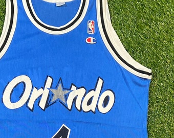 Vintage Penny Hardaway #1 Orlando Magic Jersey Champion Made USA