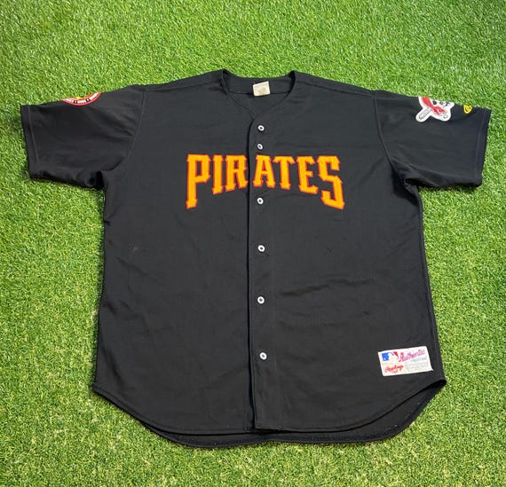 Vintage Pittsburg Pirates Jersey Rawlings Size 52 XXL MLB Baseball