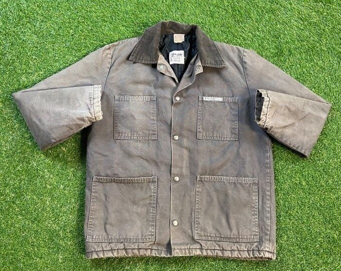 Vintage Zero Zone Parka Button Up Jacket Walls Made USA Size Medium M Quality Warm Hunting Winter Fashion Coat Hiking 1990s 90s