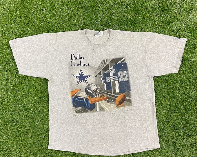 Vintage Dallas Cowboys 1995 T Shirt Lee Sport Made USA Size XXL 2XL NFL Football Texas 1990s 90s