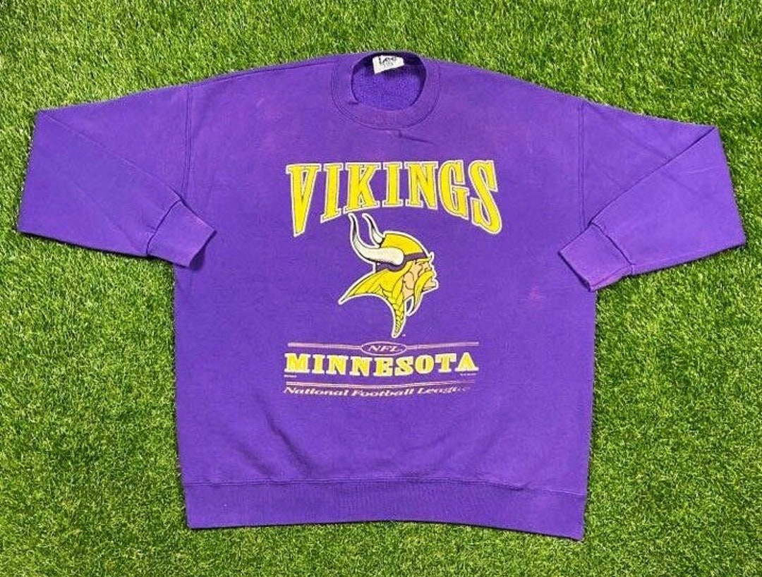 Vintage Minnesota Vikings Crewneck Sweatshirt Lee Sport Made