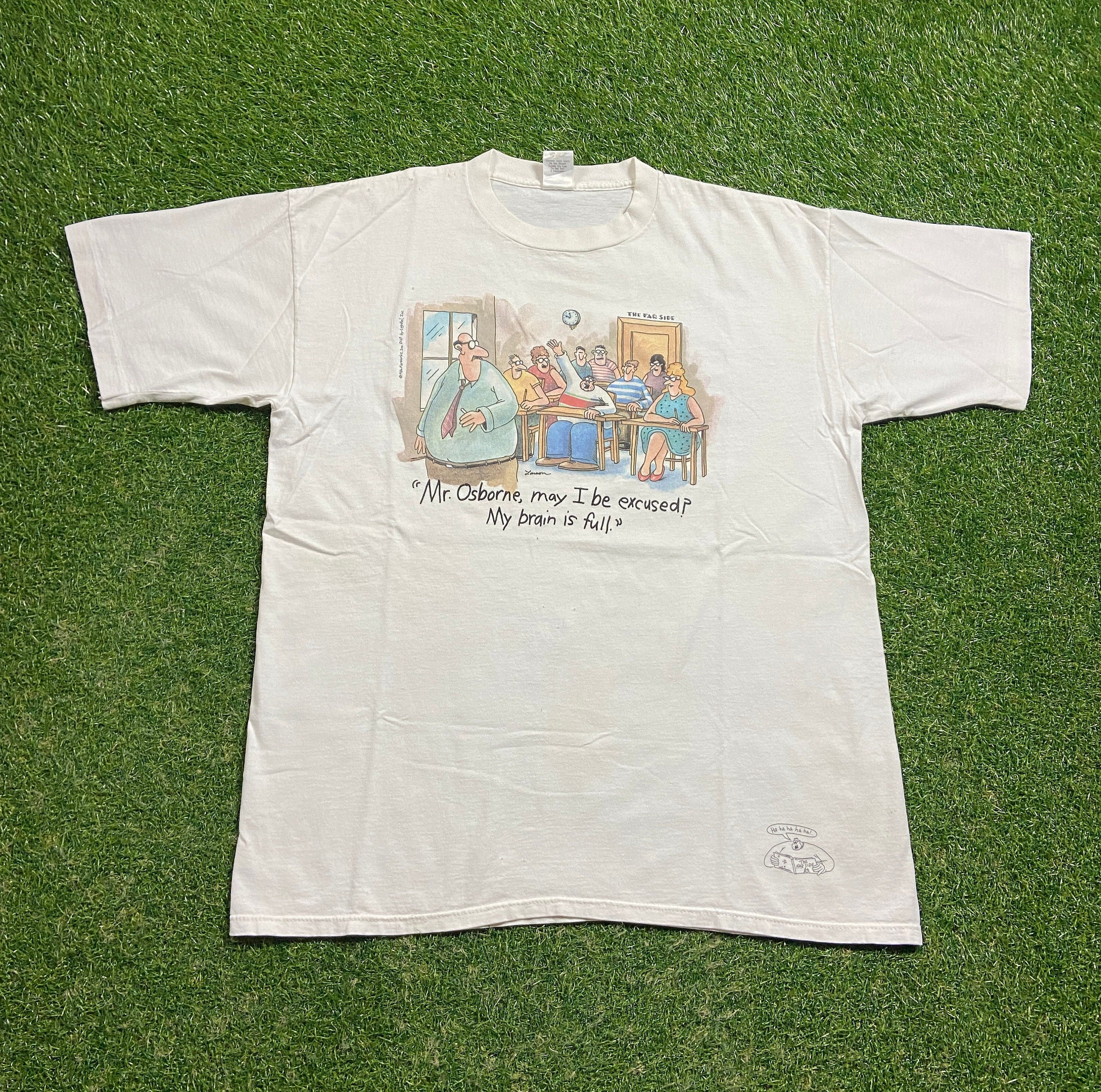 80s the far side tシャツ　usa製 Vintage the Far Side Gary Larson T Shirt Made USA Size Xtra Large