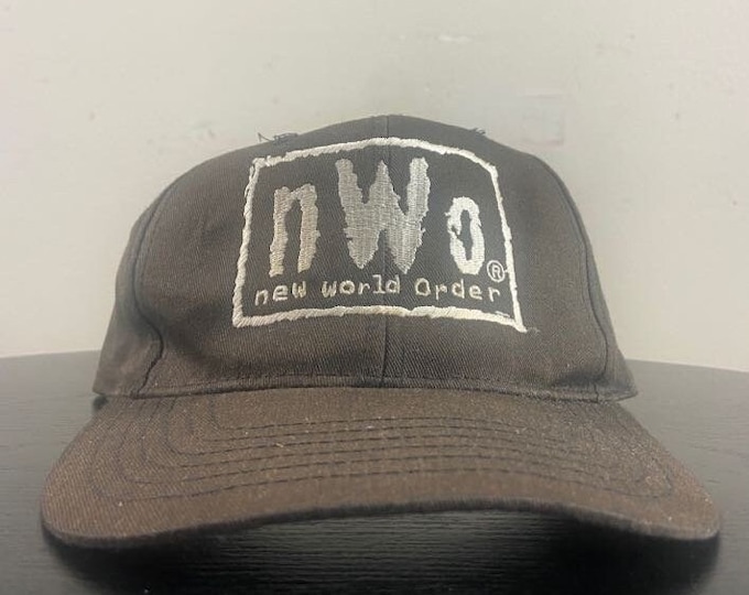 Vintage NWO Snapback Hat Osfa WWF Wrestling WWE Dwyane The Rock Johnson Rick Flair Hulk Hogan Sting Wcw 1990s 90s