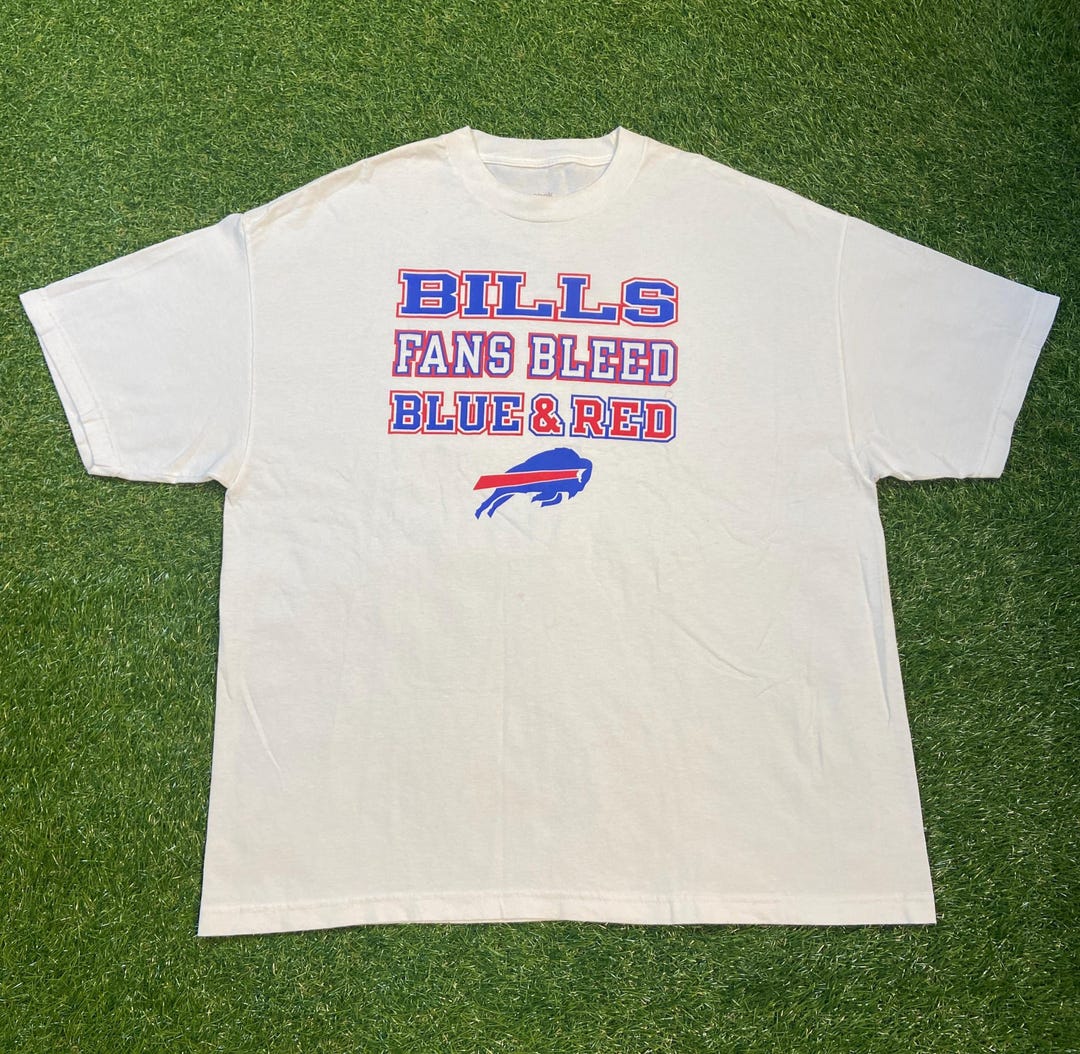 Vintage Buffalo Bills T Shirt Tee Reebok Size XXL 2XL NFL Football