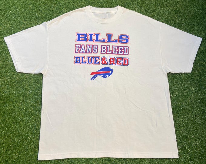 Vintage Buffalo Bills T Shirt Tee Reebok Size XXL 2XL NFL Football New York Ny 1990s 90s