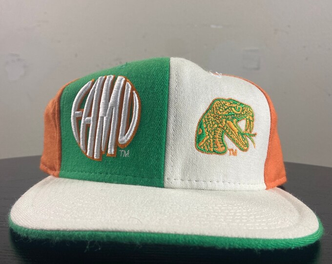 Vintage University Florida A&M FAMU Fitted Hat Size 7 1/8 NCAA College Football Florida Tallahassee HBCU 1990s 90s