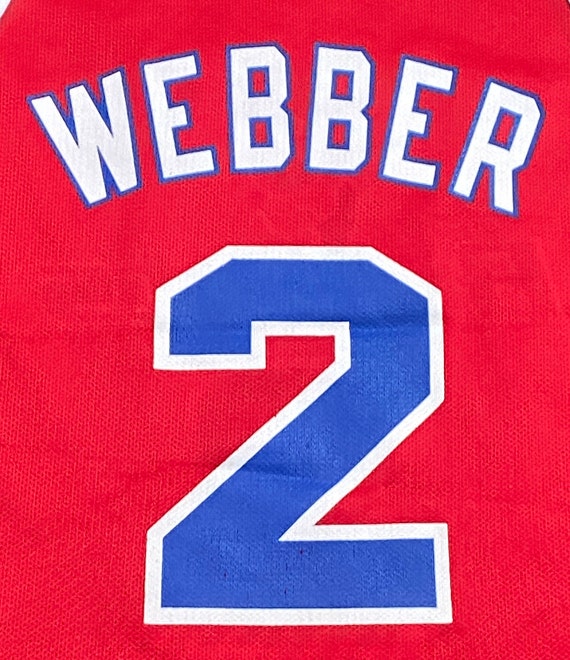 Champion Chris Webber #4 Washington Bullets Basketball Jersey USA