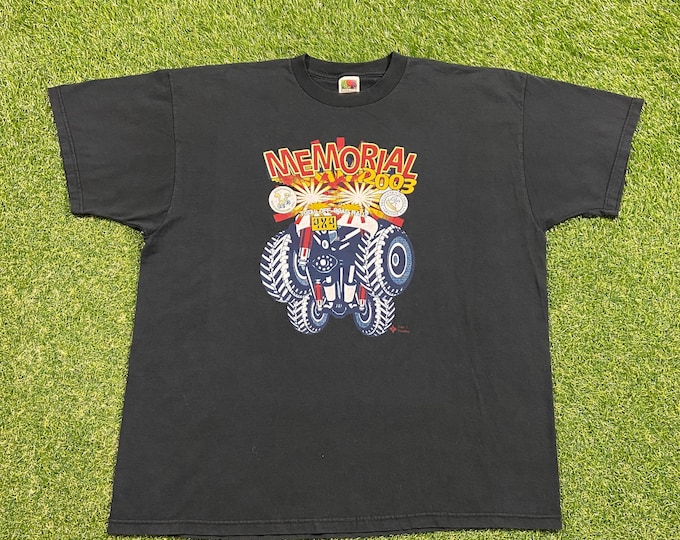 Vintage Total Off Road Rally Memorial T Shirt Tee Fruit of the Loom Size XXL 2XL Monster Jam NASCAR