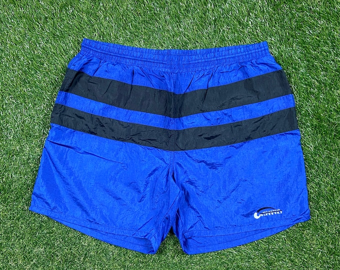 Vintage Givenchy Swim Trunks Shorts Size Xtra Large XL Designer Multi Color 1990's 90's Logo Streetwear Fashion Fit Sport 80s