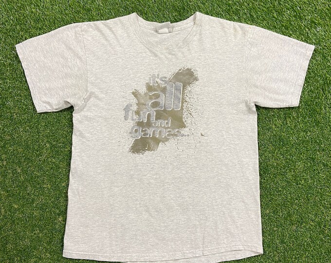 Vintage Nike Basketball T Shirt Tee Made USA Size Medium M Just Do It Jumpman NBA Basketball Classic 1990s 90s