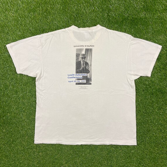 Vintage Louis Zukofsky Conference T Shirt Tee Delta Made USA