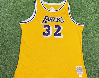 Lakers 32番 & Bulls 23番 ジャージ Champion Magic Johnson Los Angeles Lakers #32 Yellow