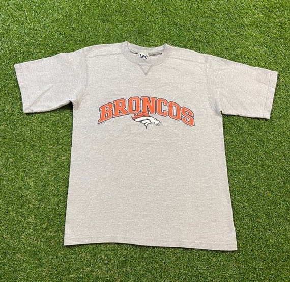 Vintage Denver Broncos T Shirt Tee Lee Sport Made USA Size 