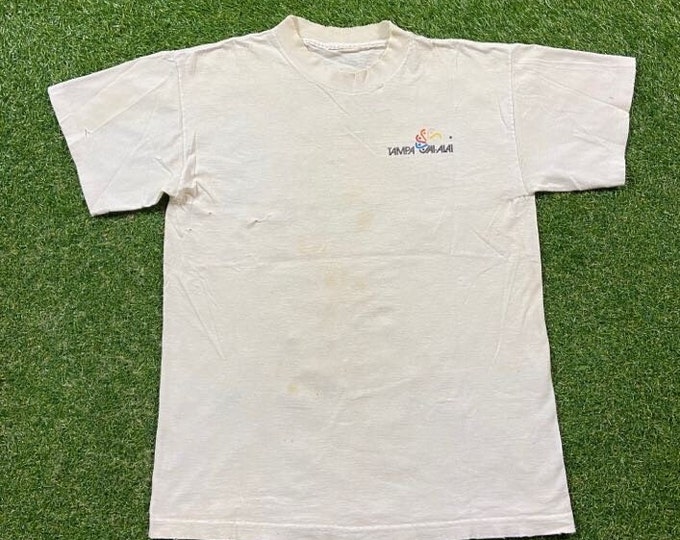 Vintage Tampa Bay Jai Alai T Shirt Tee Size Small S Racquetball Florida FL 1990s 90s