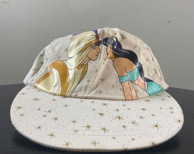 Vintage Aladdin Hat The Disney Store Youth Size Classic 1992 Disney Film Walt Disney World Disneyland 1990s 90s Kids Children