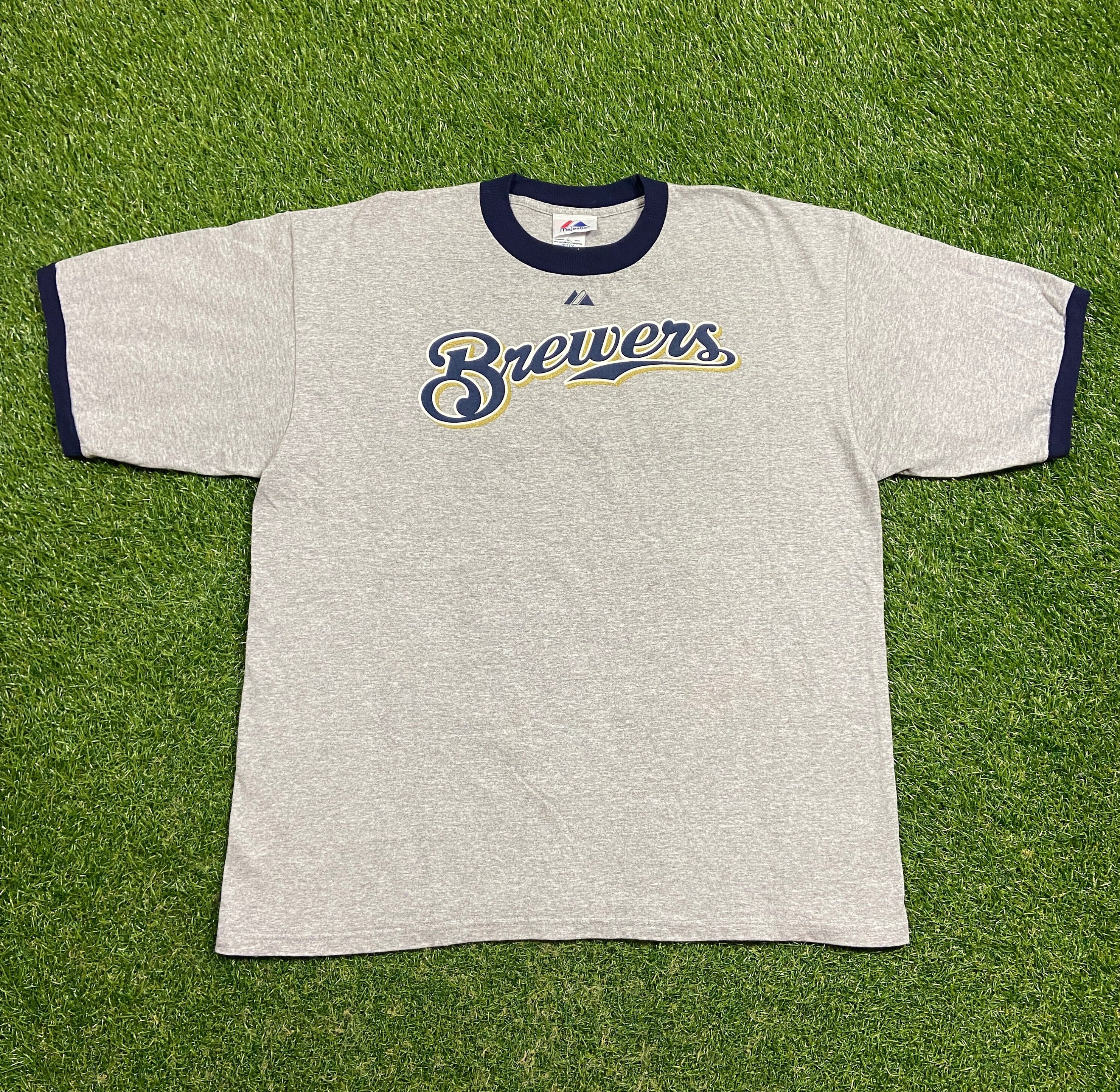NWT vintage 80s MILWAUKEE BREWERS T-Shirt LARGE baseball mlb single stitch