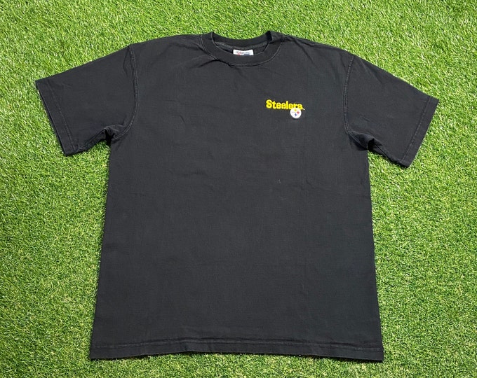 Vintage Pittsburgh Steelers T Shirt Tee Starter Made USA Size Xtra Large XL NFL Football Pennsylvania 1990s 90s
