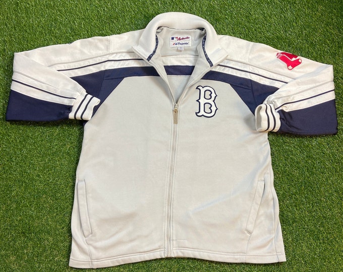 Vintage Boston Red Sox Jacket Majestic Size Xtra Large XL MLB Baseball Massachusetts New England 1990s 90s