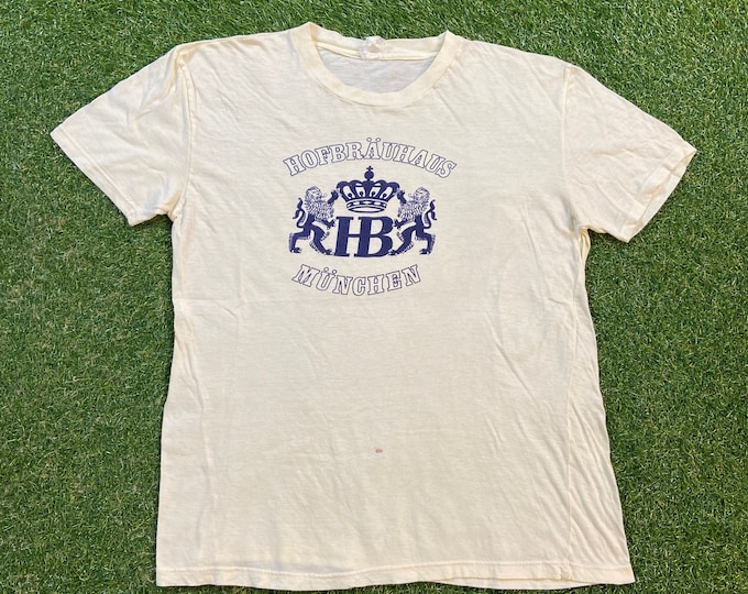 Vintage Hofbrauhaus Munchen T Shirt Tee Size Small S Deutschland Germany Europe Oktoberfest Munich Berlin 1990s 90s