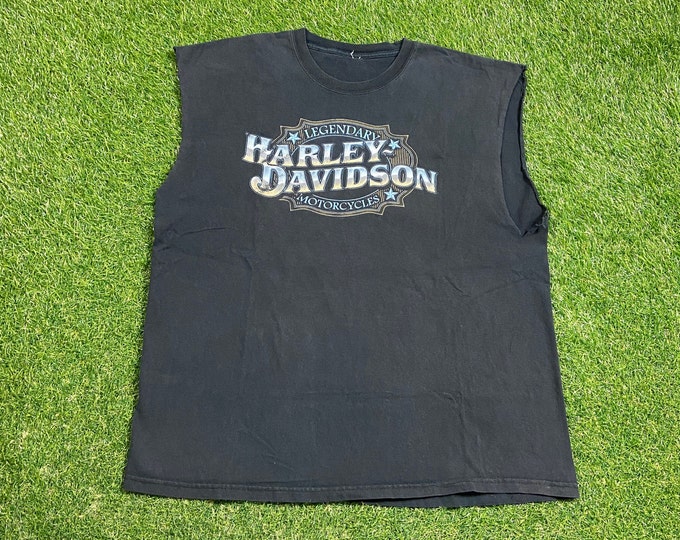 Vintage Harley Davidson T Shirt Tee Size Xtra Large XL Las Vegas Nevada Bike Week HOG 3D Eagle Motorcycle Truckers Biker 1990s 90s