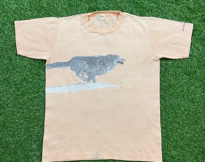 Vintage San Francisco Zoo T Shirt Tee Velva Sheen Made USA Size Medium M Animal Nature The Bay California 49ers Giants Warriors