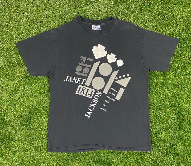 Vintage Janet Jackson Rhythm Nation 1814 World Tour 1990 T - Etsy