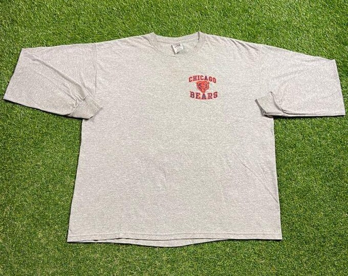 Vintage Chicago Bears Brian Urlacher Long Sleeve Shirt Tee Size XXL 2XL NFL Football NFC Illinois 1990s 90s