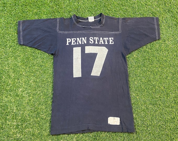 Vintage University of Penn State Nittany Lions T Shirt Tee Made USA Size Medium M NCAA College Football Pennsylvania 1990s Classic 90s