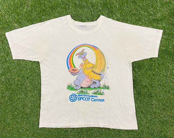 Vintage Epcot Center 1982 T Shirt Tee Made USA Walt Disney World Magic Kingdom Classic Size Xtra Large XL Rare 1980s 80s