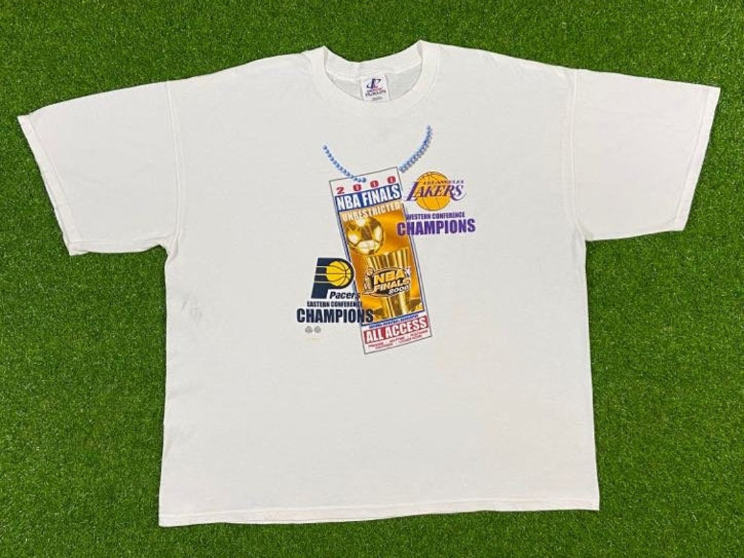 Vintage Los Angeles Lakers Vs Indiana Pacers 2000 NBA Finals T