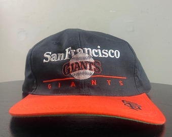 Cappellino snapback vintage dei San Francisco Giants, taglia unica, MLB Baseball National League, Barry Bonds, Willie Mays, California, anni '90.