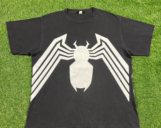 Vintage Spider Man T Shirt Tee Changes Made USA Size Xtra Large XL Marvel Comics Avengers Peter Parker Super Hero Mega 1990s 90s Original