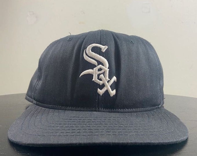 Vintage Chicago White Sox Snapback New Era Made USA OSFA Illinois MLB Baseball 1990s 90s