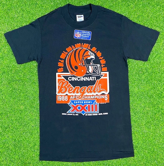 Vintage Cincinnati Bengals NFL Football T Shirt New With Tags 