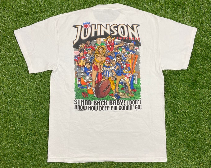 Vintage Big Johnson T Shirt Size Large L NFL Football Maryland Etsy