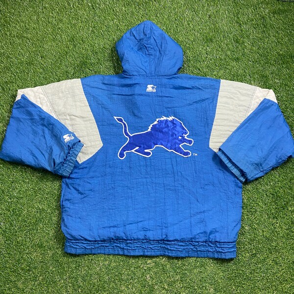 Detroit Lions Starter Jacket Etsy