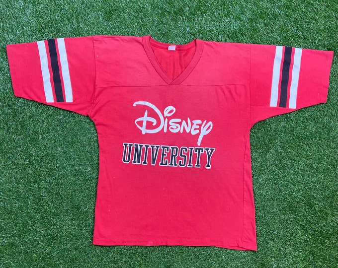 Vintage Disney University T Shirt Tee Size Large L Mickey Mouse Walt Disney World Magic Kingdom Disneyland