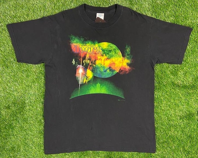 Vintage The Doors Jim Morrison T Shirt Tee Winterland Made USA Size Large Psychedelic Rock N Roll Counter Culture Hippie Movement 60s 70s
