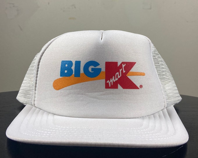 Vintage Big KMART Snapback Hat OSFA Department Store Wal Mart 1990s 90s