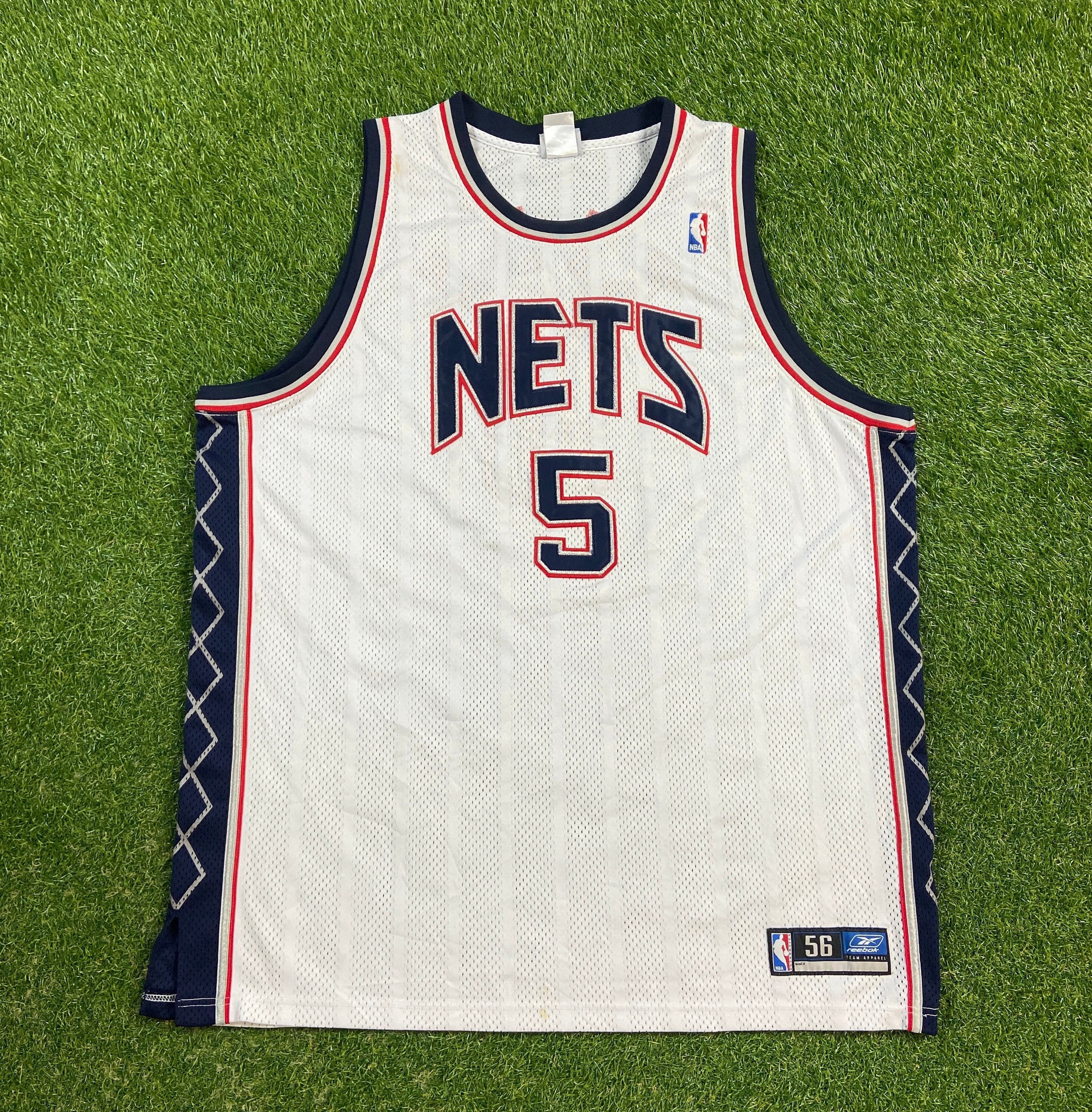 NWT Jason Kidd Vintage New Jersey Nets Reebok Authentic Basketball Jersey