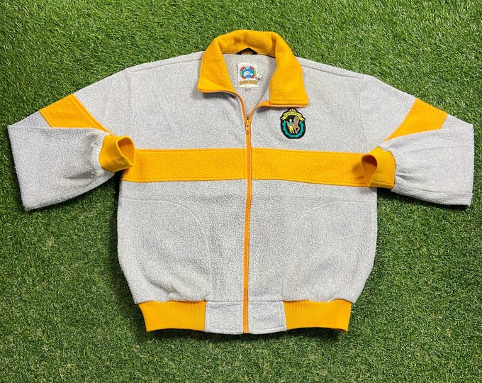 Vintage Equestrix Fleece Jacket Size Medium M Kentucky Derby Equestrian Louisville Horse Racing Quality Great Fit 1990s 90s