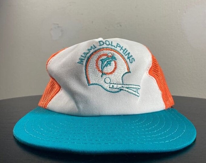 Vintage Miami Dolphins Snapback Hat Cap OSFA NFL Football 305 Florida Marino 1990s 90s
